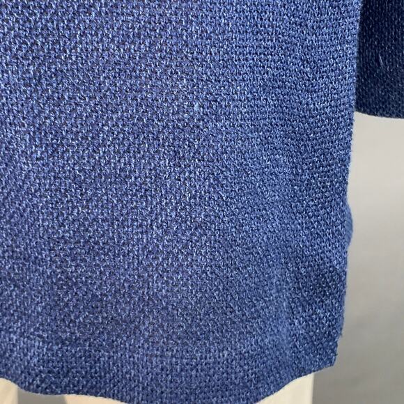 SUITSUPPLY Size 44 Blue Woven Silk Linen Notch Lapel Sport Coat - Picture 6 of 12